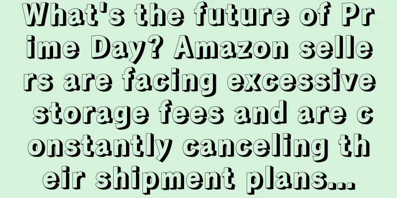 What's the future of Prime Day? Amazon sellers are facing excessive storage fees and are constantly canceling their shipment plans...