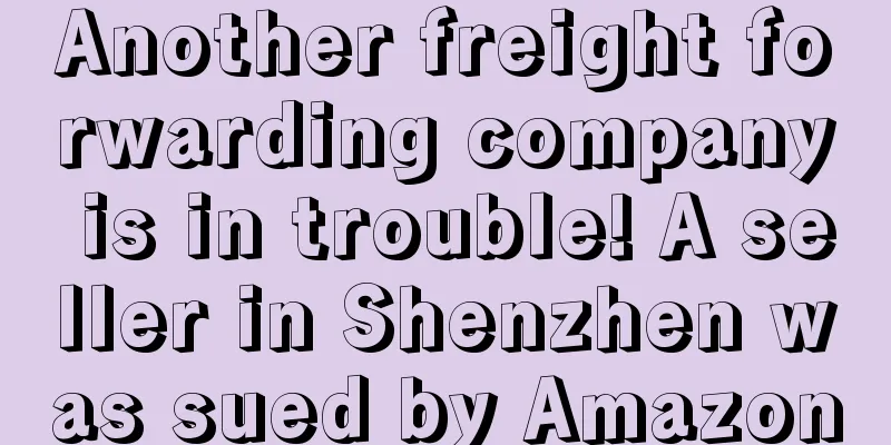 Another freight forwarding company is in trouble! A seller in Shenzhen was sued by Amazon