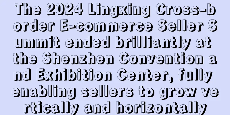 The 2024 Lingxing Cross-border E-commerce Seller Summit ended brilliantly at the Shenzhen Convention and Exhibition Center, fully enabling sellers to grow vertically and horizontally
