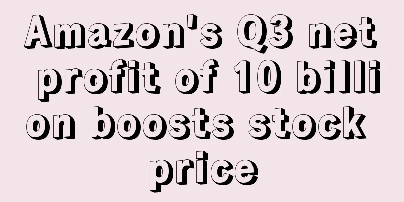 Amazon's Q3 net profit of 10 billion boosts stock price