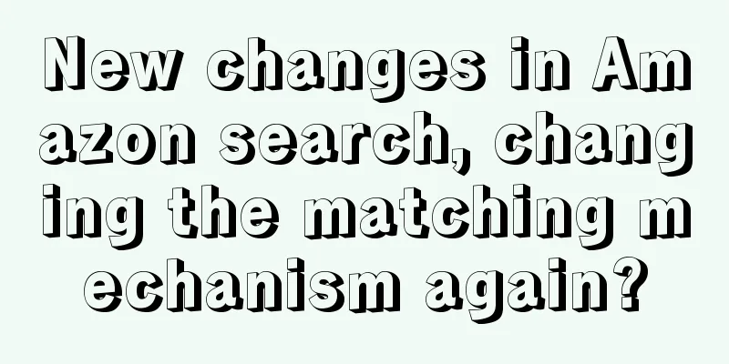 New changes in Amazon search, changing the matching mechanism again?