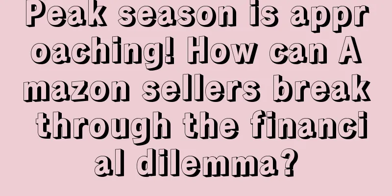 Peak season is approaching! How can Amazon sellers break through the financial dilemma?
