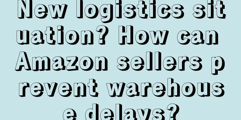 New logistics situation? How can Amazon sellers prevent warehouse delays?