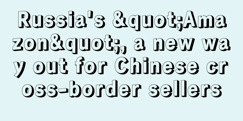 Russia's "Amazon", a new way out for Chinese cross-border sellers