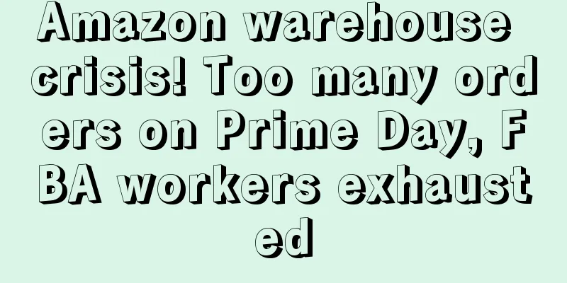 Amazon warehouse crisis! Too many orders on Prime Day, FBA workers exhausted