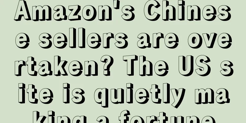 Amazon's Chinese sellers are overtaken? The US site is quietly making a fortune