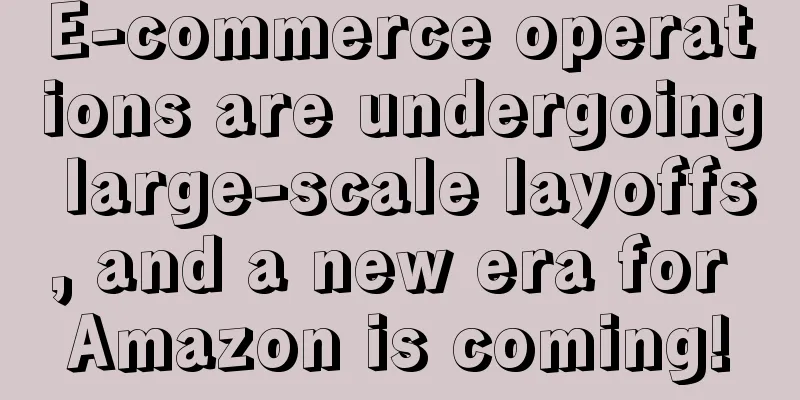 E-commerce operations are undergoing large-scale layoffs, and a new era for Amazon is coming!