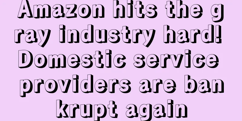 Amazon hits the gray industry hard! Domestic service providers are bankrupt again