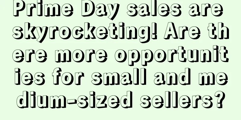 Prime Day sales are skyrocketing! Are there more opportunities for small and medium-sized sellers?