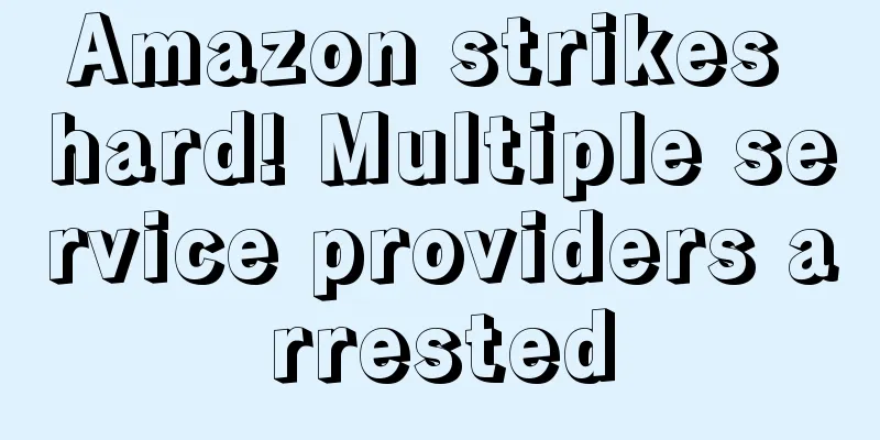 Amazon strikes hard! Multiple service providers arrested