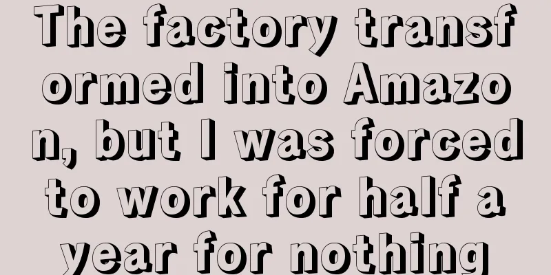 The factory transformed into Amazon, but I was forced to work for half a year for nothing