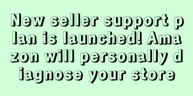New seller support plan is launched! Amazon will personally diagnose your store