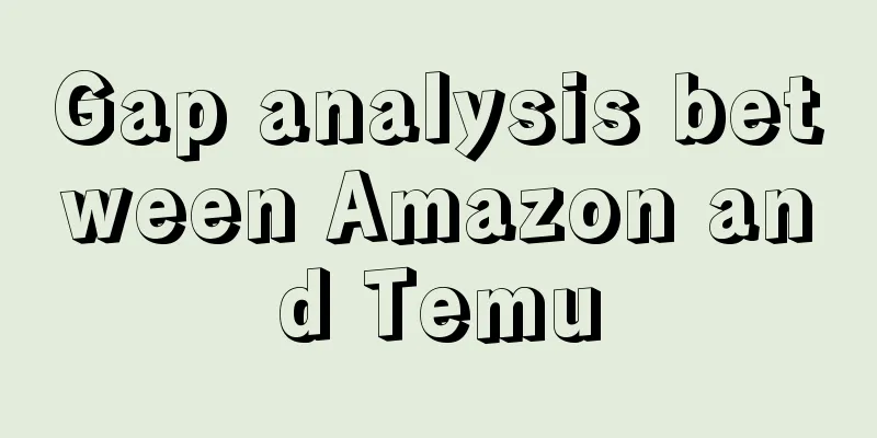 Gap analysis between Amazon and Temu