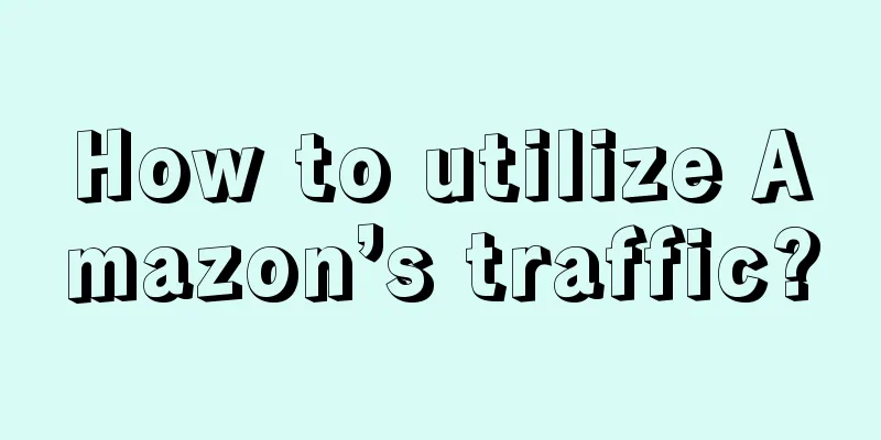 How to utilize Amazon’s traffic?