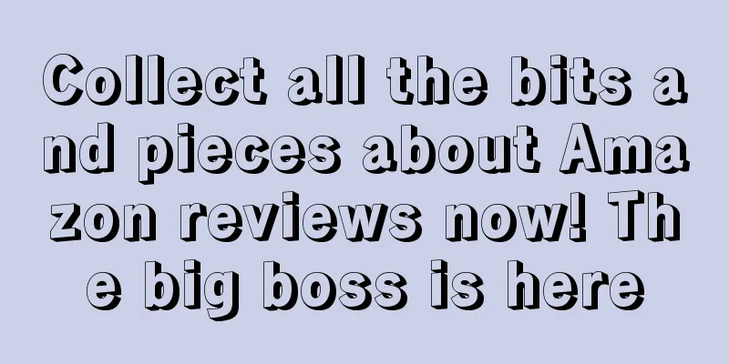 Collect all the bits and pieces about Amazon reviews now! The big boss is here