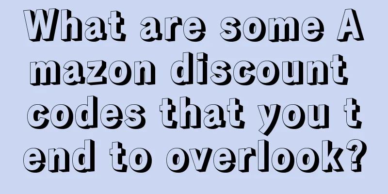 What are some Amazon discount codes that you tend to overlook?