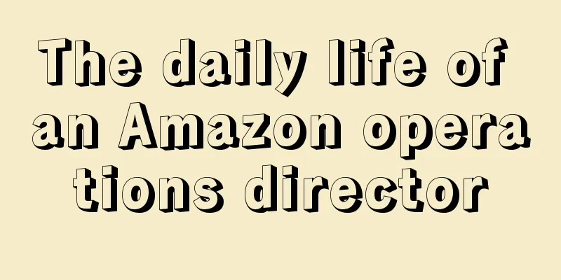 The daily life of an Amazon operations director