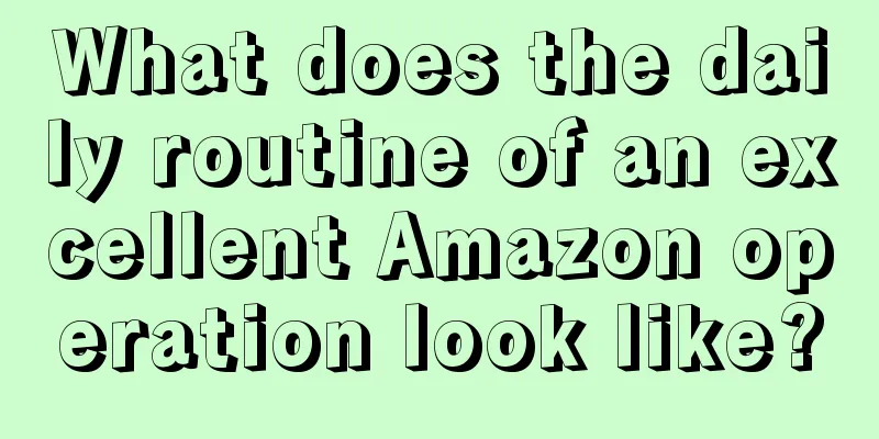 What does the daily routine of an excellent Amazon operation look like?