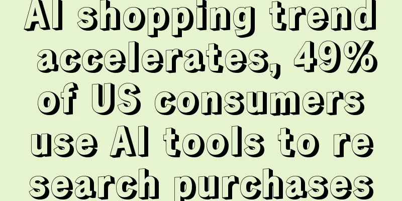 AI shopping trend accelerates, 49% of US consumers use AI tools to research purchases