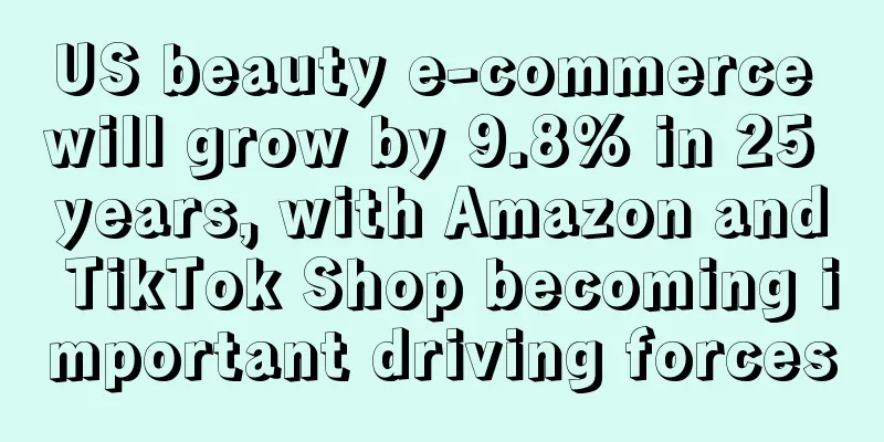 US beauty e-commerce will grow by 9.8% in 25 years, with Amazon and TikTok Shop becoming important driving forces