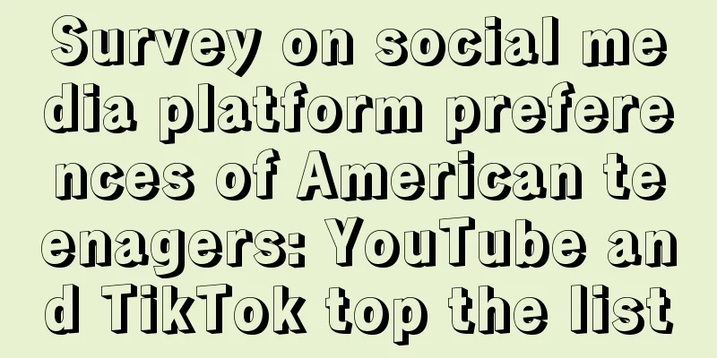 Survey on social media platform preferences of American teenagers: YouTube and TikTok top the list