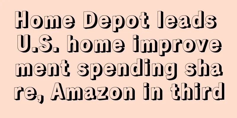 Home Depot leads U.S. home improvement spending share, Amazon in third