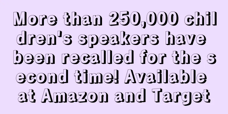 More than 250,000 children's speakers have been recalled for the second time! Available at Amazon and Target