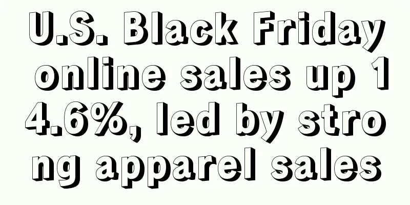U.S. Black Friday online sales up 14.6%, led by strong apparel sales
