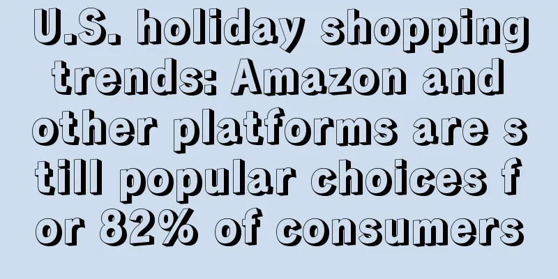U.S. holiday shopping trends: Amazon and other platforms are still popular choices for 82% of consumers