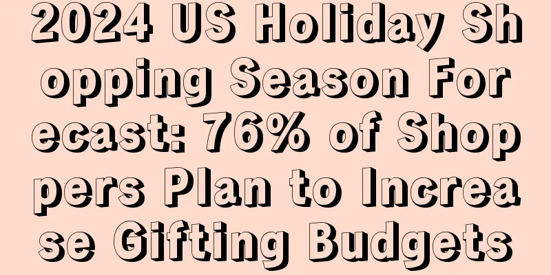 2024 US Holiday Shopping Season Forecast: 76% of Shoppers Plan to Increase Gifting Budgets