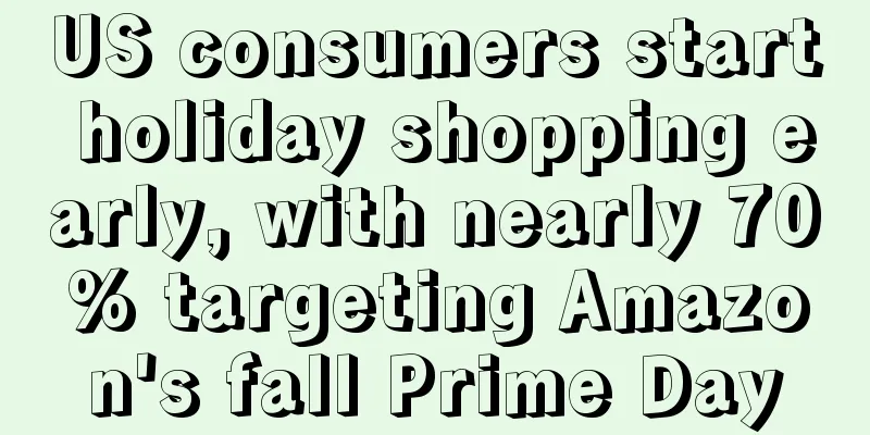 US consumers start holiday shopping early, with nearly 70% targeting Amazon's fall Prime Day