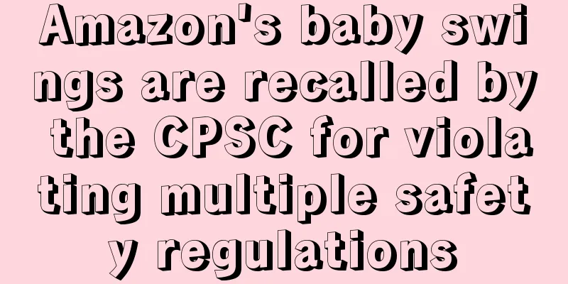 Amazon's baby swings are recalled by the CPSC for violating multiple safety regulations