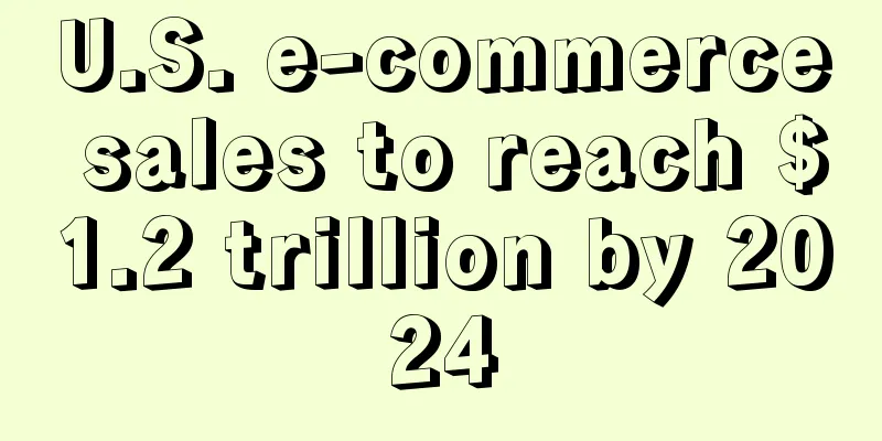 U.S. e-commerce sales to reach $1.2 trillion by 2024