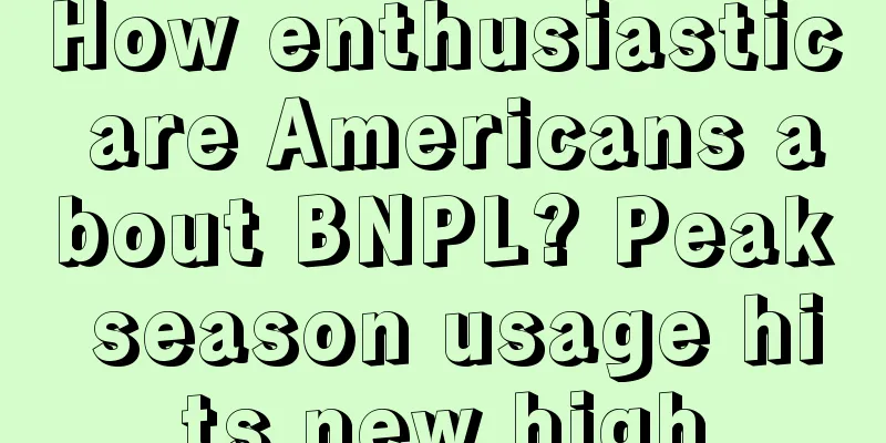 How enthusiastic are Americans about BNPL? Peak season usage hits new high