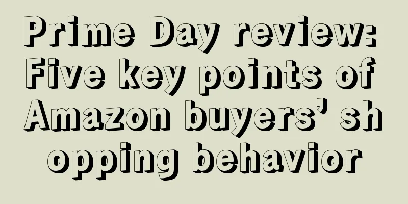Prime Day review: Five key points of Amazon buyers’ shopping behavior