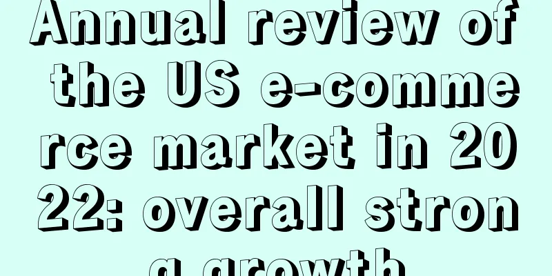 Annual review of the US e-commerce market in 2022: overall strong growth