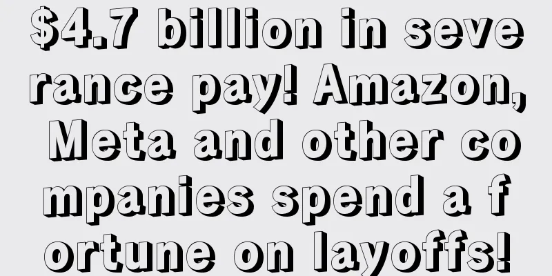 $4.7 billion in severance pay! Amazon, Meta and other companies spend a fortune on layoffs!