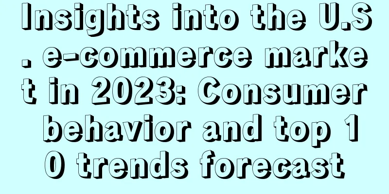 Insights into the U.S. e-commerce market in 2023: Consumer behavior and top 10 trends forecast