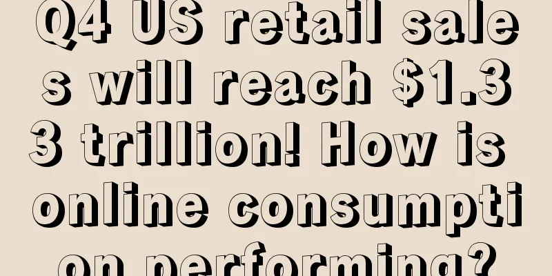 Q4 US retail sales will reach $1.33 trillion! How is online consumption performing?