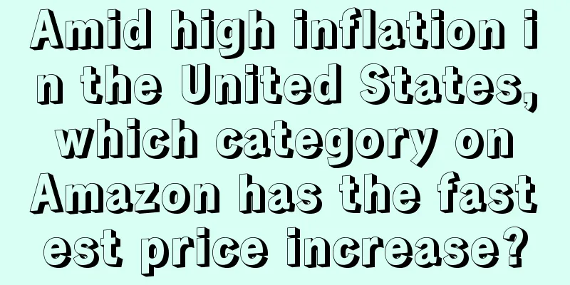 Amid high inflation in the United States, which category on Amazon has the fastest price increase?