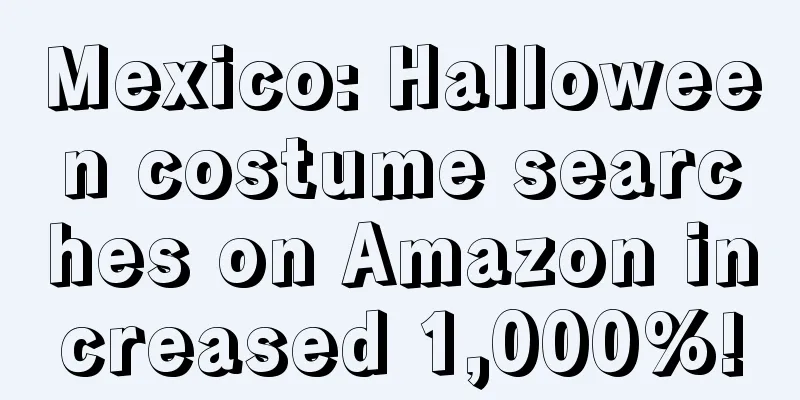 Mexico: Halloween costume searches on Amazon increased 1,000%!