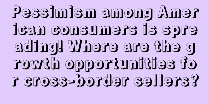 Pessimism among American consumers is spreading! Where are the growth opportunities for cross-border sellers?