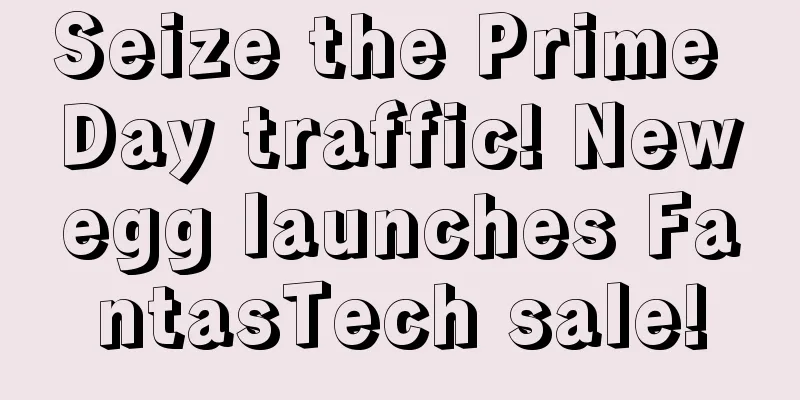 Seize the Prime Day traffic! Newegg launches FantasTech sale!