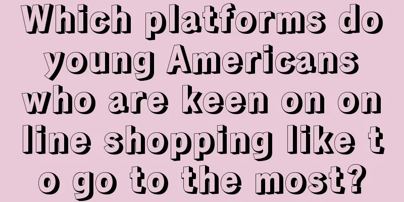 Which platforms do young Americans who are keen on online shopping like to go to the most?