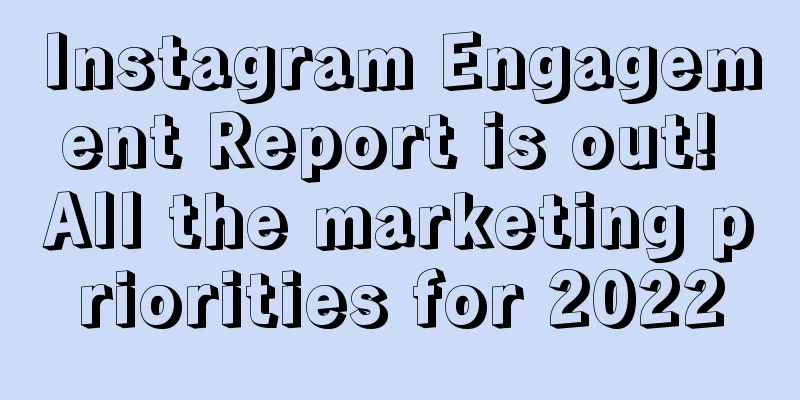 Instagram Engagement Report is out! All the marketing priorities for 2022