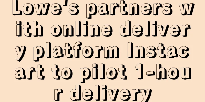 Lowe's partners with online delivery platform Instacart to pilot 1-hour delivery