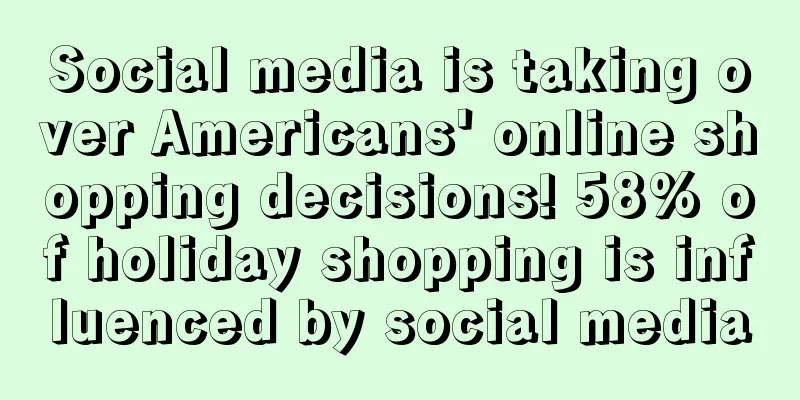 Social media is taking over Americans' online shopping decisions! 58% of holiday shopping is influenced by social media