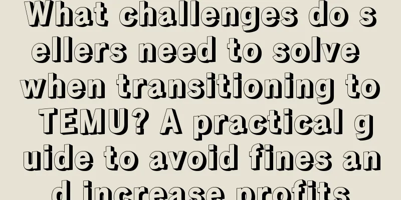 What challenges do sellers need to solve when transitioning to TEMU? A practical guide to avoid fines and increase profits