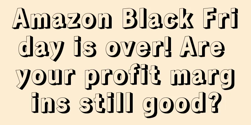 Amazon Black Friday is over! Are your profit margins still good?
