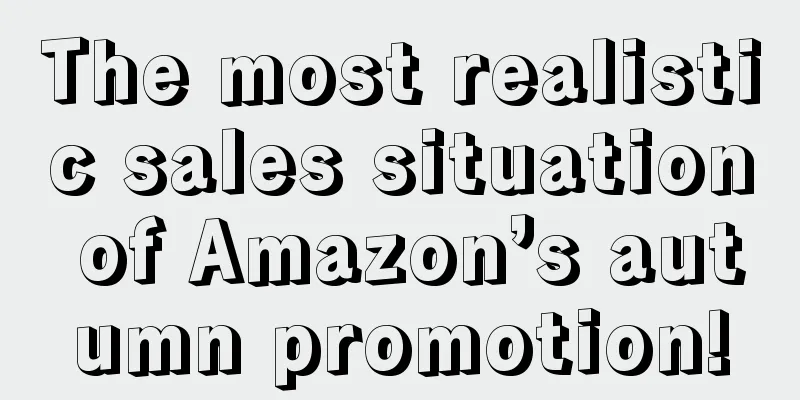 The most realistic sales situation of Amazon’s autumn promotion!